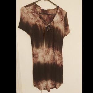 Tie Dye Mini Dress